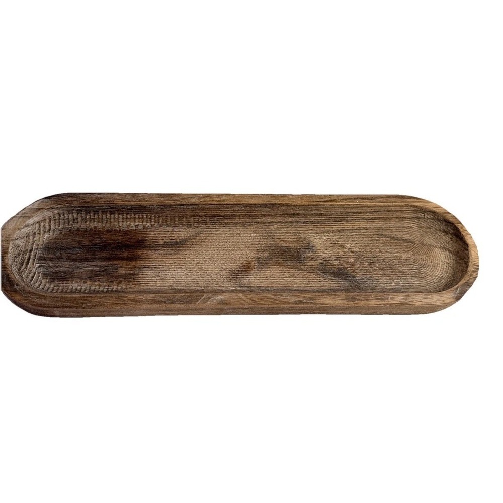 Sweet Water Decor Rustic Wood Tray for Home Kitchen Bathroom Caddy‎ 14 X 4" NEW